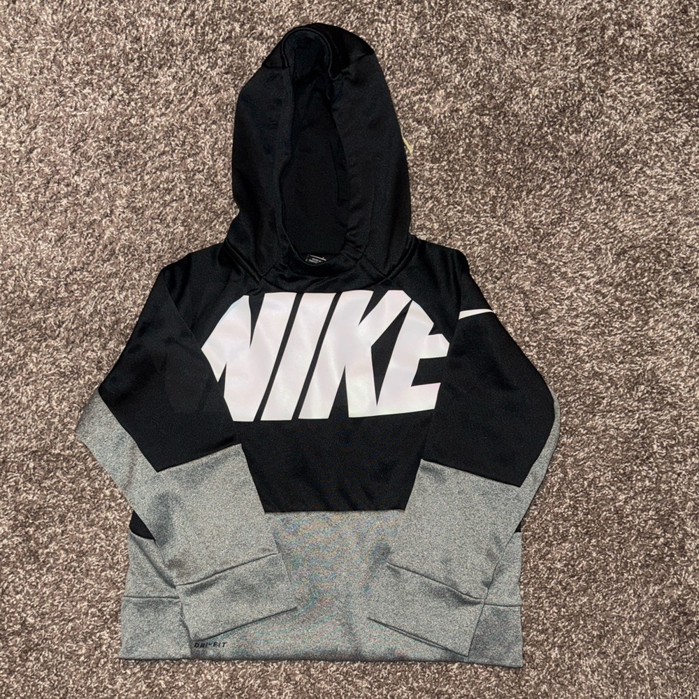Nike Black and Gray Pullover